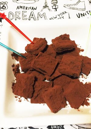 簡単！豆腐で生チョコ♡クリスマスにも♡-レシピのメイン写真