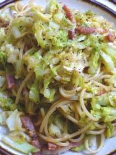 キャベツたっぷりペペロンチーノ-レシピのメイン写真