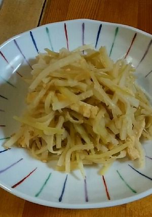 新食感!大根の皮のきんぴら-レシピのメイン写真