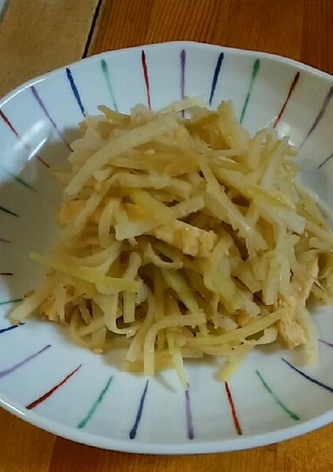 新食感！大根の皮のきんぴら-レシピのメイン写真