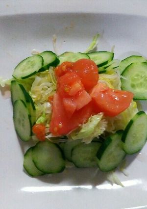 材料3つ簡単サラダ-レシピのメイン写真