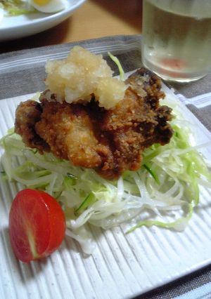自然食のお店風♪さっぱりから揚げサラダ-レシピのメイン写真