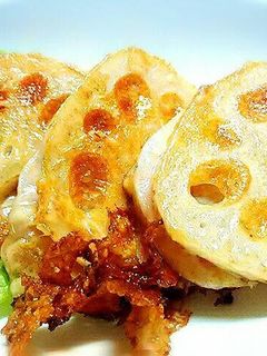 れんこんのチーズ焼き-レシピのメイン写真