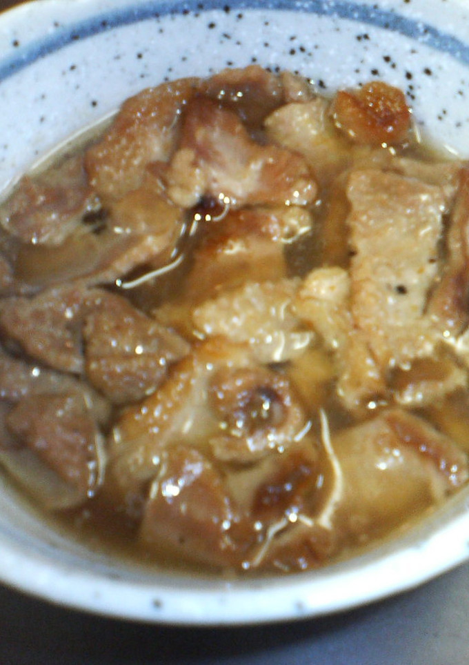 お酒のアテに…鶏皮の甘辛煮☆-レシピのメイン写真