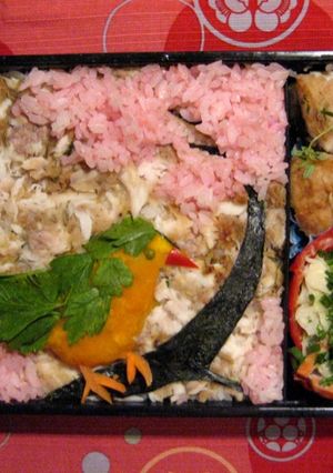 春の小鳥弁当-レシピのメイン写真