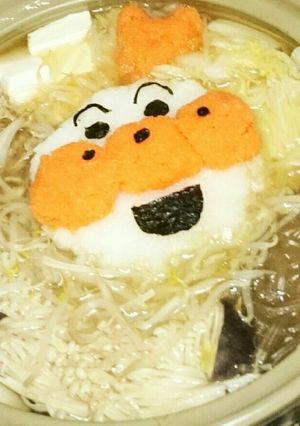✨❤材料３つ✨子供喜ぶアンパンマン鍋❤✨-レシピのメイン写真