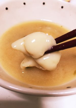 新感覚！ふわふわ♡すいとん（味噌汁）-レシピのメイン写真
