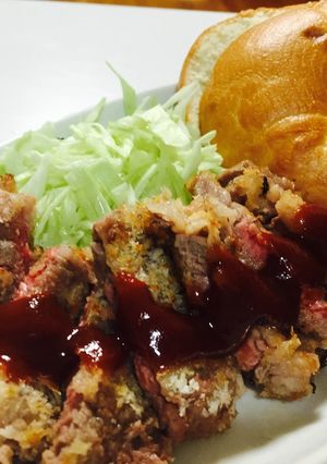 牛肉ヘルシーパン粉焼き-レシピのメイン写真
