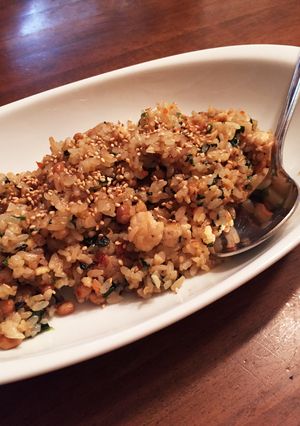 野菜たっぷり!納豆チャーハン-レシピのメイン写真