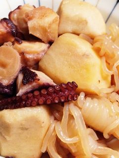 しみしみ旨っ!里芋とタコとしらたきの煮物-レシピのメイン写真