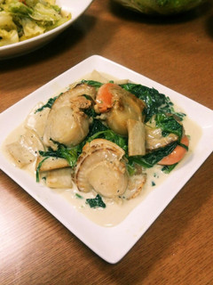 ホタテとエリンギのクリーム煮-レシピのメイン写真