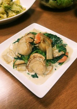 ホタテとエリンギのクリーム煮-レシピのメイン写真