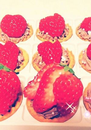 簡単!いちごの生チョコタルト-レシピのメイン写真