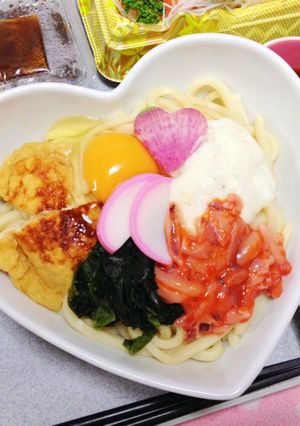 イカ明太ぶっかけうどん♡-レシピのメイン写真
