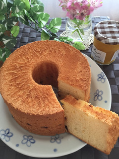 マーマレードシフォンケーキ♪チョコ入り-レシピのメイン写真