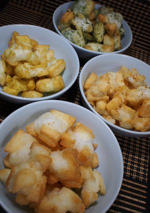 餅リメイク♪「色々おかき」-レシピのメイン写真