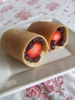 いちごのそば粉ロールどら焼き-レシピのメイン写真