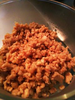 押し麦入り!鶏そぼろ-レシピのメイン写真