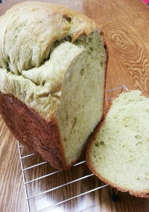 HBで抹茶のブリオッシュパン-レシピのメイン写真