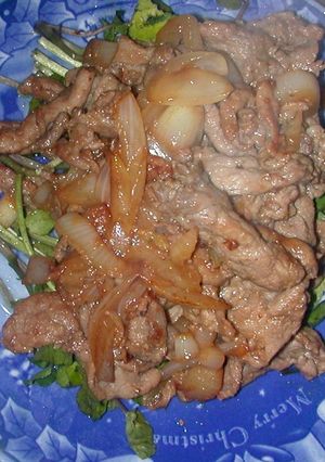 我が家の豚肉のしょうが焼き-レシピのメイン写真