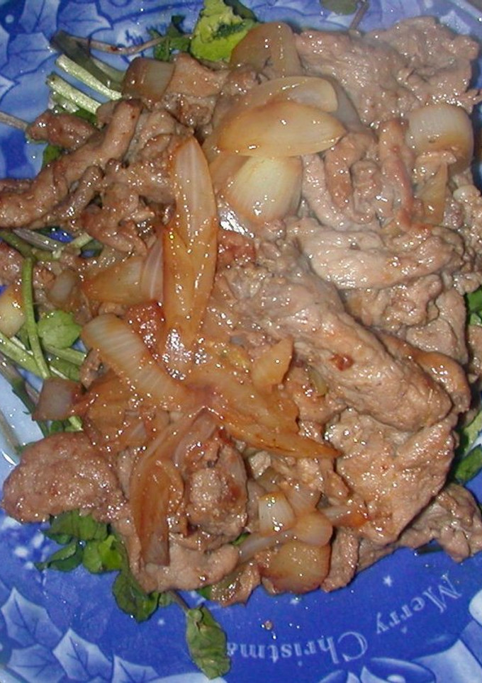 我が家の豚肉のしょうが焼き-レシピのメイン写真