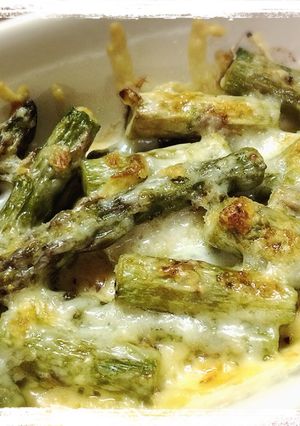 アスパラの黒胡椒チーズ焼き♪-レシピのメイン写真
