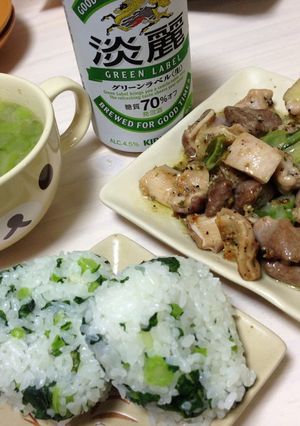 大根の葉っぱのおにぎり-レシピのメイン写真