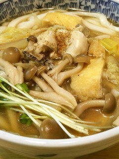 牡蠣と油揚のおうどん-レシピのメイン写真