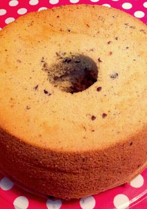 あずき缶でシフォンケーキ-レシピのメイン写真