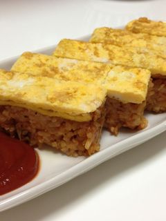 オムライスの押し寿司-レシピのメイン写真