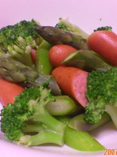 アスパラブロッコリー温サラダ-レシピのメイン写真