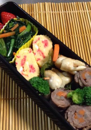 中高生のお弁当2月15日-レシピのメイン写真