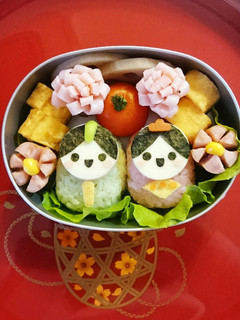 ♪キャラ弁♪お雛様のお弁当♪-レシピのメイン写真