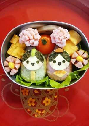 ♪キャラ弁♪お雛様のお弁当♪-レシピのメイン写真