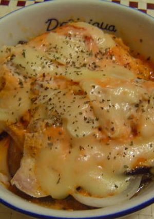 ☆新玉ねぎと鯖のケチャマヨチーズ焼き☆-レシピのメイン写真