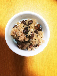 お食い初めに☆炊飯器でお赤飯-レシピのメイン写真