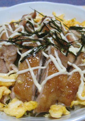 簡単！和風とりマヨ丼-レシピのメイン写真