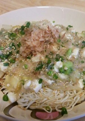 ツナと豆腐のあんかけ焼きそば-レシピのメイン写真