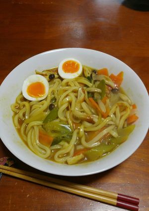 ☆かれーｶﾚｰうどん☆♪-レシピのメイン写真