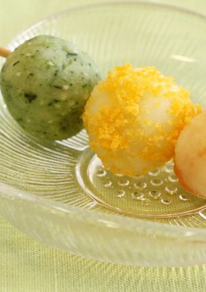 離乳食7か月頃～お花見団子-レシピのメイン写真