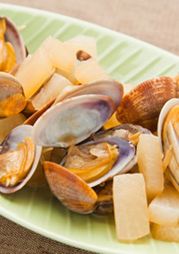 春の薬膳：あさりと大根の炒め煮-レシピのメイン写真