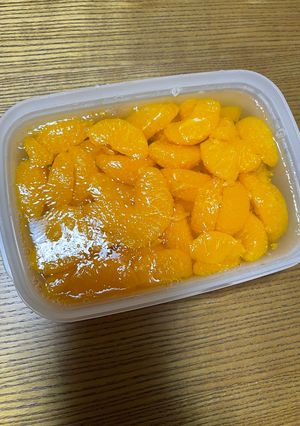 タッパーのみかんゼリー-レシピのメイン写真