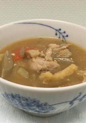 簡単♪ 豚汁じゃない根菜の鶏汁 20分-レシピのメイン写真