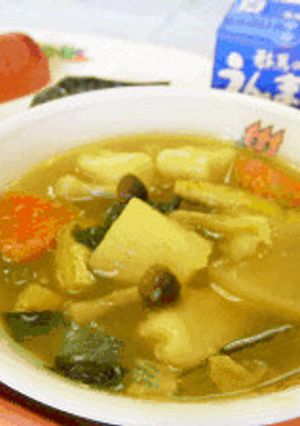 体ポカポカ！給食で人気のカレーすいとん-レシピのメイン写真
