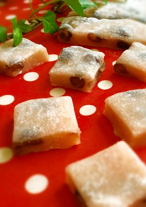 お茶菓子にモチモチ♡キャラメル餅-レシピのメイン写真