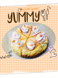 誰でも簡単★ベイクドチーズケーキ♡-レシピのメイン写真