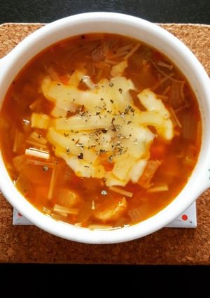 ミネストローネ☆ドライトマト戻し汁活用-レシピのメイン写真