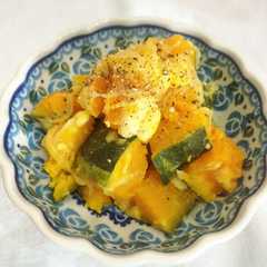 A picture of 簡単レンジ☆かぼちゃサラダ〜白味噌チーズ.