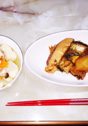鶏のつみれ汁と鯛のあら炊き-レシピのメイン写真