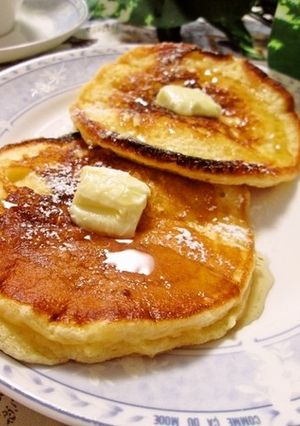 優しい香り♡酒かすのふんわりパンケーキ-レシピのメイン写真